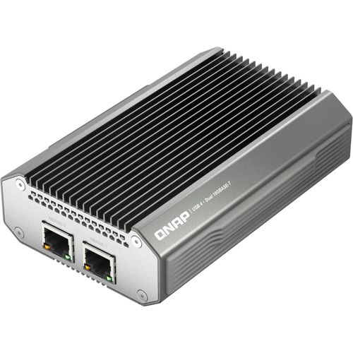 QNAP QNA-UC10G2T - Netzwerkadapter - USB4 / Thunderbolt 4 - 10Gb Ethernet x 2