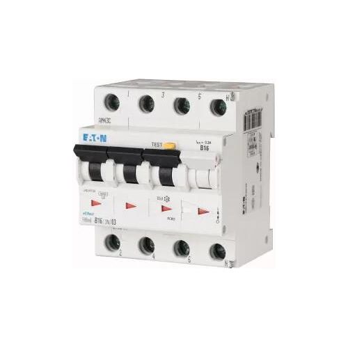 Eaton 170999 FI-Schutzschalter/Leitungsschutzschalter 4polig 16 A 0.03 A 415 V/AC (170999)