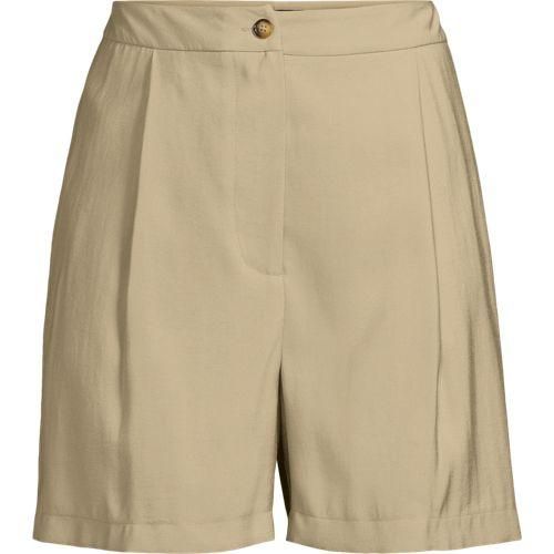 Softe Shorts aus Modal-Mix, Damen,  Weiß, Polyester/Polyester-Mischung, by Lands' End