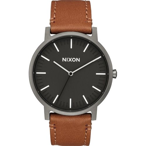 Nixon Porter Leather A1058-2494 Herrenarmbanduhr