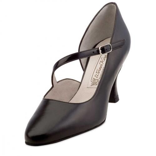 Werner Kern Damen Tanzschuhe Rita 6,5 - Farbe: Schwarz - Größe: UK 3,5