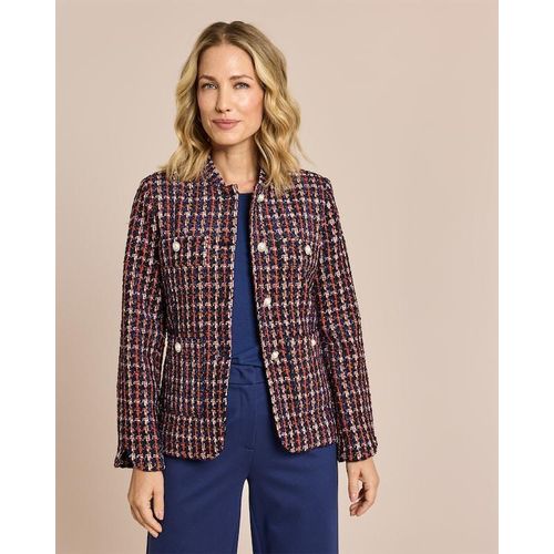 Blazer Boucleoptik Glanzgarn