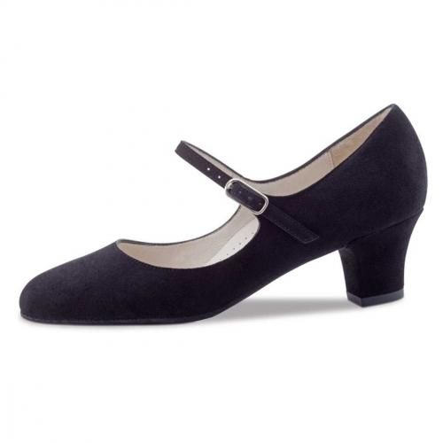 Werner Kern Damen Tanzschuhe Ashley 4,5 - Farbe: Schwarz - Größe: UK 4