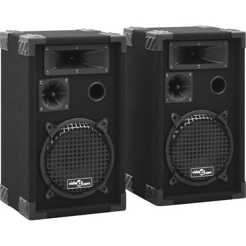 vidaXL Professionelle HiFi-/Bühnen-Lautsprecher Passiv 2 Stk. 800 W
