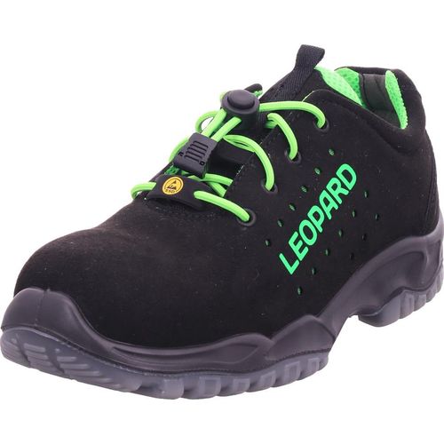 Leopard Herren Arbeitsschuhe Sicherheitsschuhe schwarz E0650 : 42