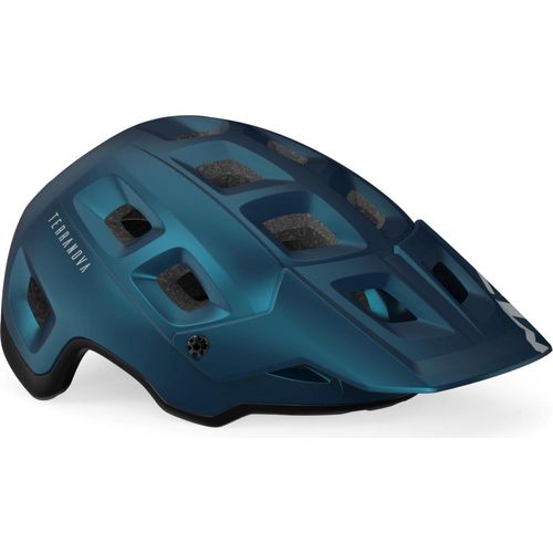 MET Fahrradhelm Terranova , Teal Blau Metallic - Matt, M