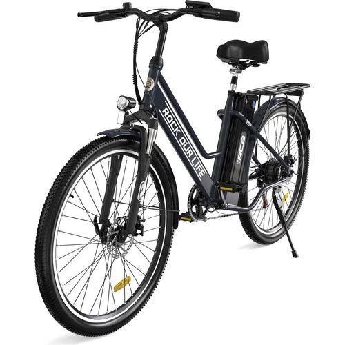 RCB E Bike 26-Zoll-Elektrofahrrad, 36V/12AH Lithiumbatterie, 90KM Reichweite (Umweltauswirkungen), 250W 7-Gang, e Bike für Pendler