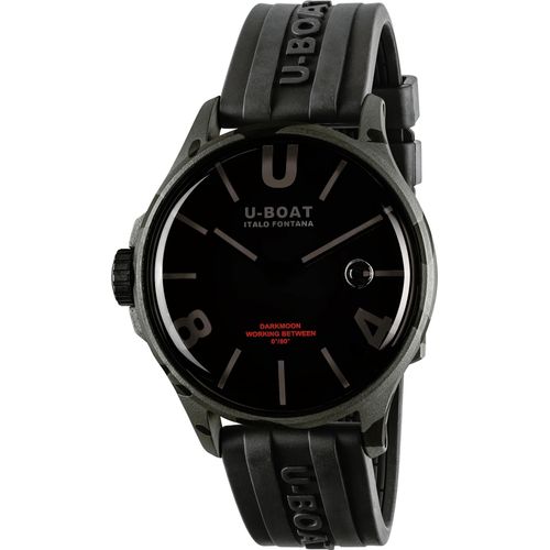 U-Boat 9553 DARKMOON 44 MM BK GREY CURVED CAMOUFLAGE grau schwarz Herren Uhr NEU