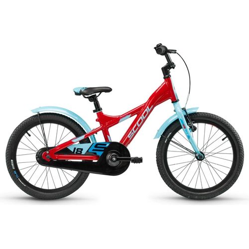 S'COOL XXlite Kinderfahrrad | 18 Zoll Fahrrad für Kinder und Jugendliche | Fahrrad für Jungen mit sportlicher Sitzposition | Kinderfahrrad mit hochwertigen Komponenten