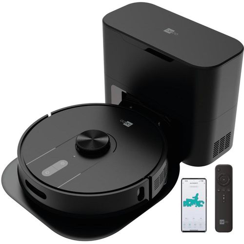 aeco VacuBot X5 PLUS Saug/Wischroboter & Absaugstation (5000Pa Saugkraft, LDS Navigation, 120qm &100qm Saug/Wischbereich, 160min Akkulaufzeit)