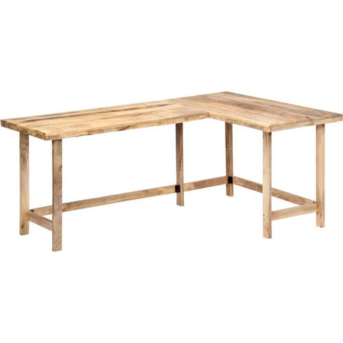Schreibtisch 180 x 120 x 76 cm Massivholz Mango