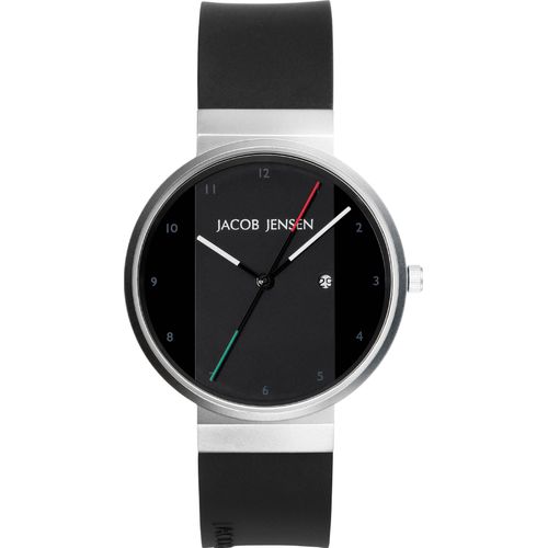 Jacob Jensen 645 Herren-Armbanduhr Titan Quarz Schwarz
