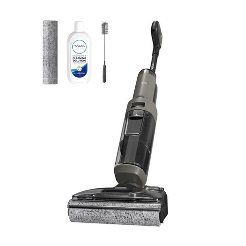 Tineco FLOOR ONE i6 Stretch Nass Trockensauger, Selbstreinigung 5 Min Flashdry, 180° Lay-Flat, 20kPa, 40 Min, Beidseitige Kantenreinigung Waschsauger