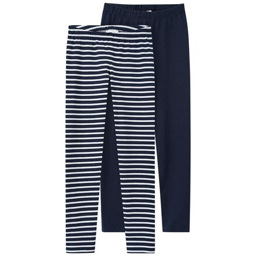 2 Mädchen Leggings mit Bio-Baumwolle