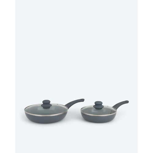 Pfanne + Glasdeckel, 2tlg.