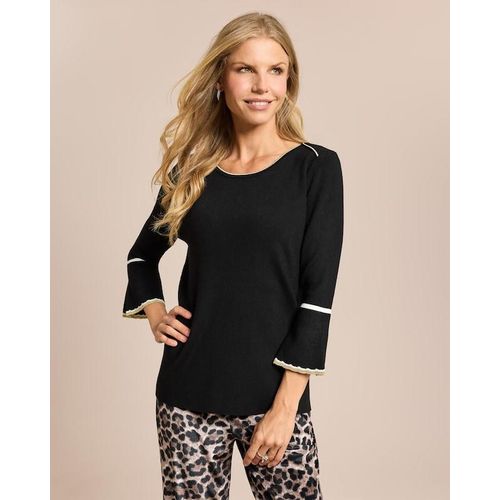 Pullover mit Kontrasteinsätzen