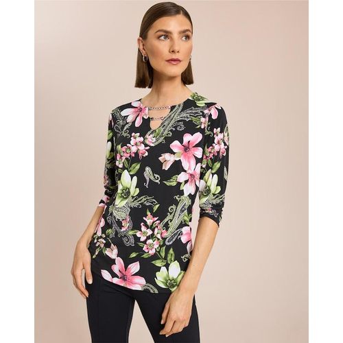 Shirt mit Kettendeko am Ausschnitt