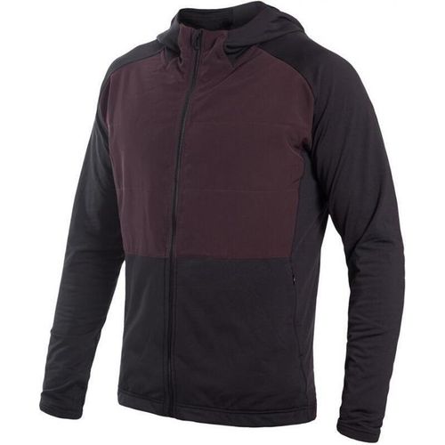Sensor Coolmax (Polyesterfasern) Thermo Jacket Herren mit Kapuze schwarz-portrot größe M 22200060-01