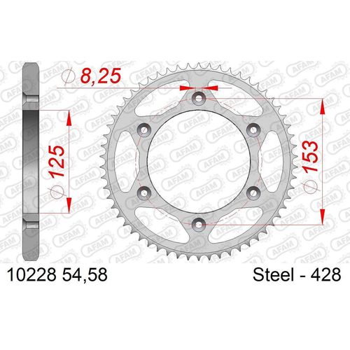 AFAM Kettenrad 10228-54