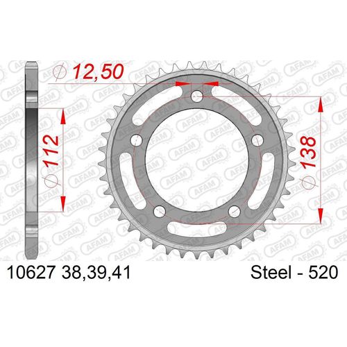 AFAM Kettenrad 10627-41