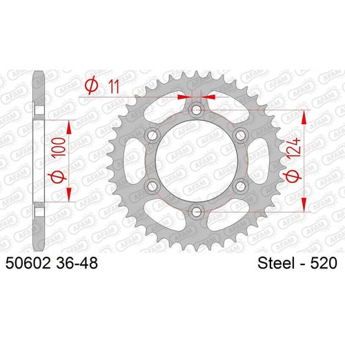 AFAM Kettenrad 50602-40