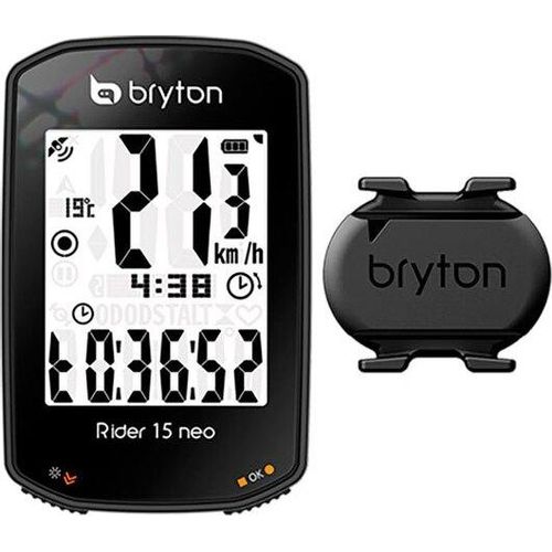 Bryton Rider 15 Neo C Fahrradcomputer Schwarz Schwarz One Size
