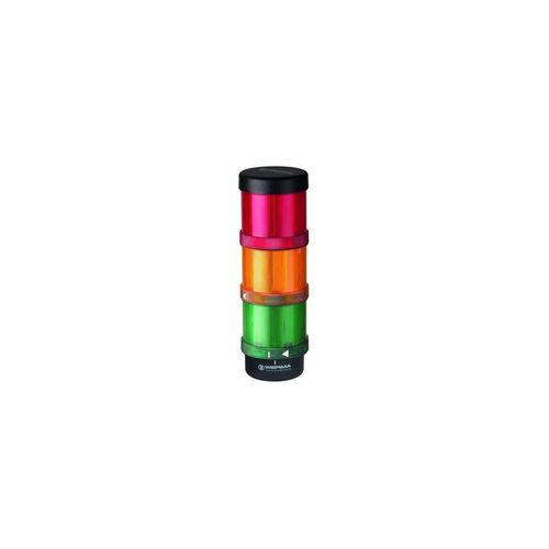 WERMA Signalsäule LED Werma Signaltechnik 64900001 Rot, Gelb, Grün, Dauerlicht, Blinklicht 24 V/AC,