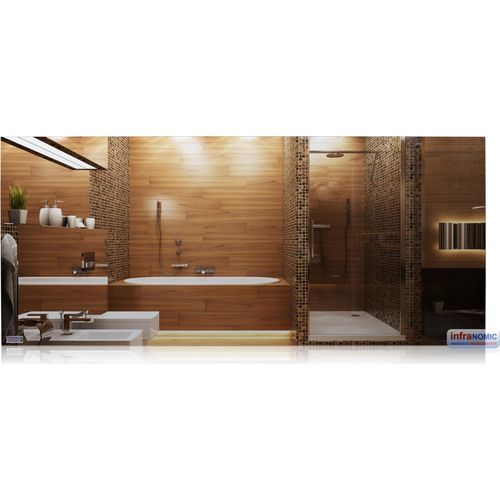 infraNOMIC Slim-Line Spiegel rahmenlos, 900W, 1400x600 mm (GHE-S-SL-146)