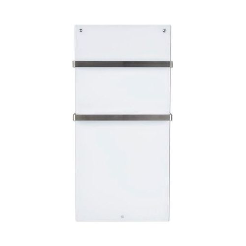 Infrarotheizung EUROM Sani 800 55 x 115 cm weiß 800 W mit Wi-Fi und 2 Handtuchhalter