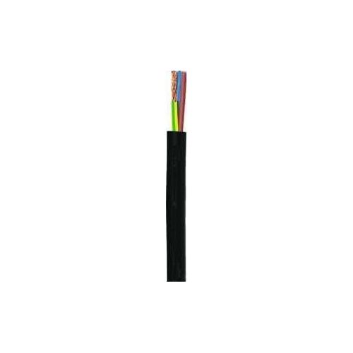 Gummischlauchleitung H07RN-F 2x1,5, schwarz, Ring, 50 m