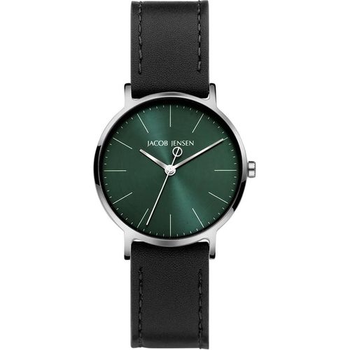 Jacob Jensen 32174 Uhr Damen, Titan, Grün,