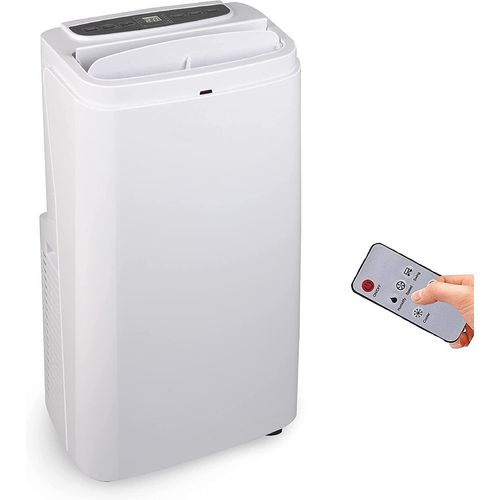 JUNG 3-in-1-Klimagerät TV06 mobile Klimaanlage mit Fernbedienung 3.6 KW, mobiles Klimagerät, 12000BTU leise, Abluftschlauch, Timer Airconditioner