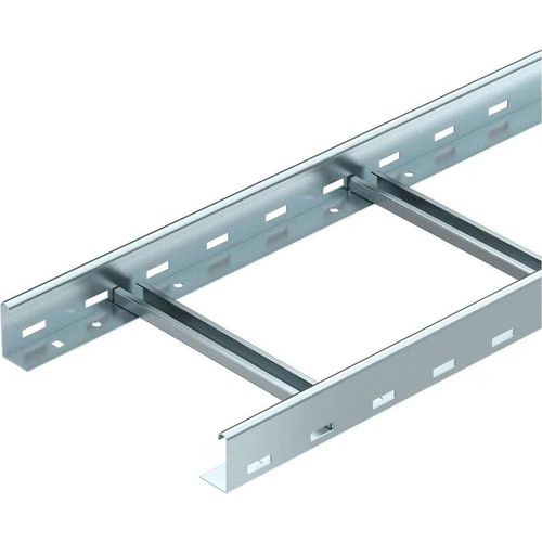 OBO Bettermann LG 640 VS Kabelleiter mit VS-Sprosse, gelocht, 60x400x3000mm, Stahl, tauchfeuerverzinkt (6208570)