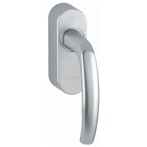 Somfy HOPPE SecuSignal Atlanta Dreh-/Kipp-Fenstergriff mit Funksensor io, Alustahl, silber (1811715A)