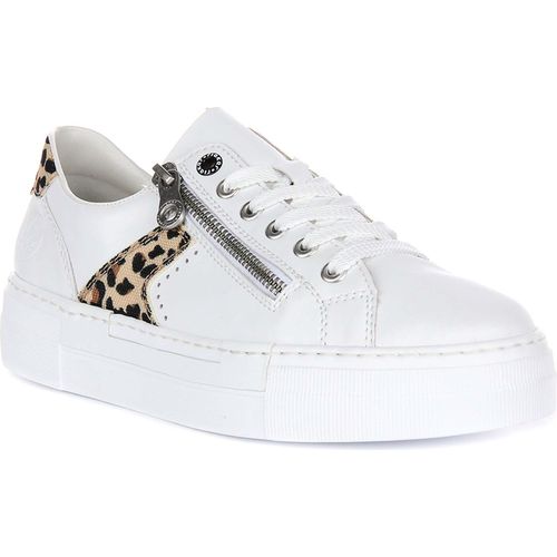 Rieker N4924-81 In Weiß Leopard Für Frauen - 6 UK - 39 EU - 8 US / Weiß Leopard