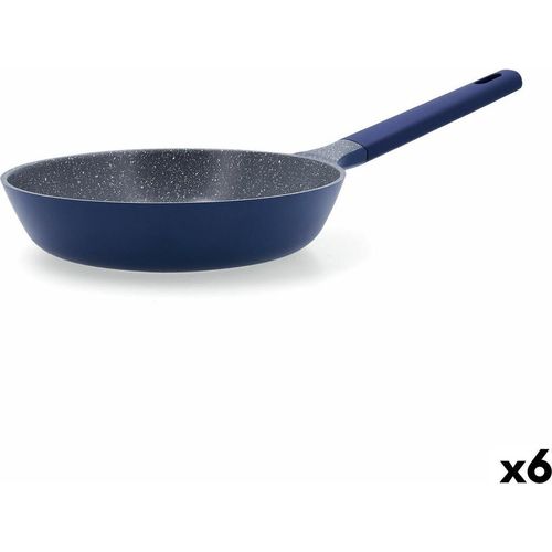 Pfanne Pyrex Klein Blau Metall Ø 24 cm (6 Stück)