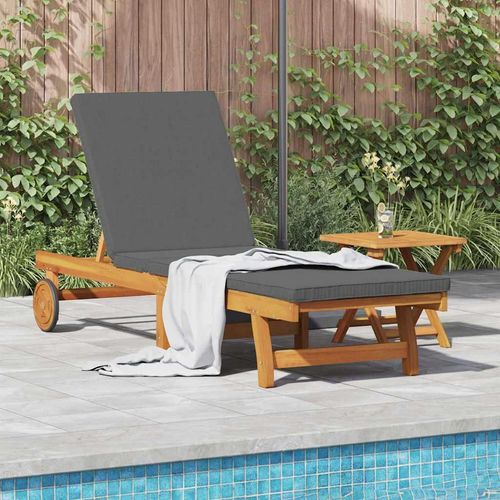 Sonnenliege 2 pcs Braun 40 x 40 x 40cm Massivholz Akazie