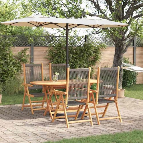 Garten Essset 5 pcs Grau