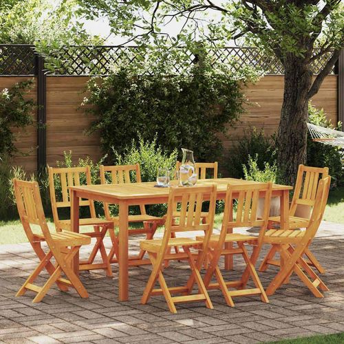 Gartenstuhl 8 pcs Braun 36 x 46 x 86cm Massivholz Akazie