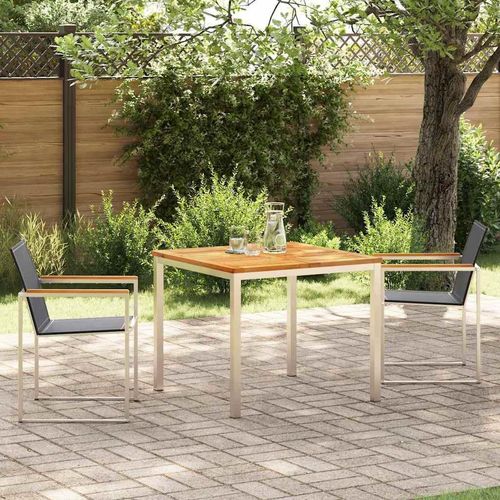 Garten Essgruppe 3 pcs Massivholz Teak