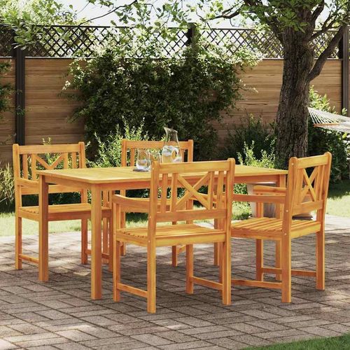 Gartenstuhl 4 pcs Braun 56 x 56 x 90cm Massivholz Akazie