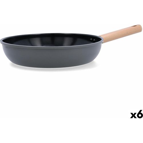 Pfanne Bidasoa Mia Grau Metall Ø 28 cm (6 Stück)