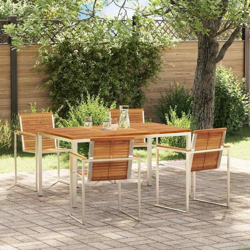 Garten Essgruppe 5 pcs Massivholz Akazie