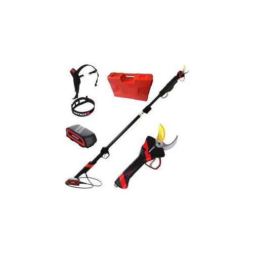 Akku-Baumschere Infaco F3020 mit Carbon-Teleskopschaft 147,5-212 cm - Standard Kit Ø 40 mm - Akku und Rucksack enthalten