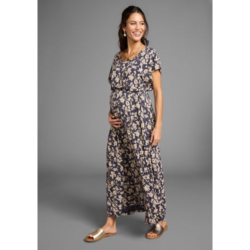 Neun Monate Umstandskleid »Langes Schwangerschafts- und Still-Kleid«, Jersey-Kleid für Schwangerschaft und Stillzeit