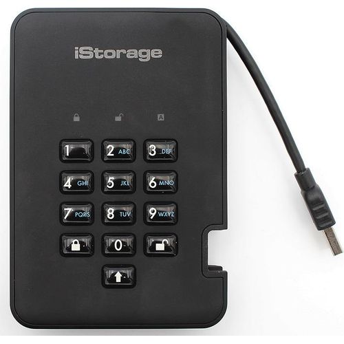 iStorage diskAshur² - Festplatte - verschlüsselt - 500 GB - extern (tragbar)