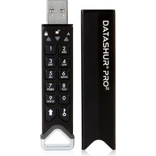 iStorage datAshur PRO2 USB-Stick 32 GB USB Typ-A 3.1 (3.1 Gen 1) Schwarz (IS-FL-DP2-256-32)