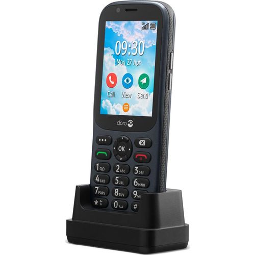 Doro 730X Dual-SIM graphit - Mobiltelefon - 240 Pixel