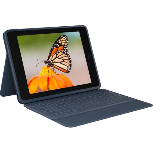 Logitech Rugged Combo 3 For Education - Tastatur und Foliohülle - Apple Smart connector - K-12 Ausbildung - für Apple 10.2-inch iPad (7. Generation, 8. Generation, 9. Generation)