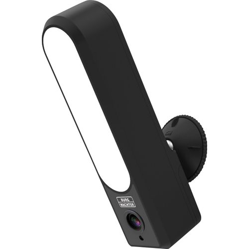 BURG-WÄCHTER BURGcam LIGHT 3010, WLAN überwachungskamera außen, Nachtsicht, Licht, Gegensprechfunktion, Steuerung per App und Alexa